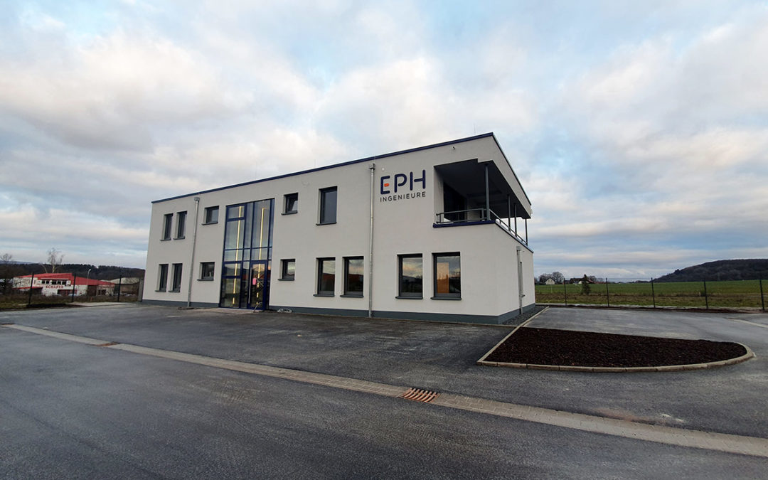 Neubau unseres Bürogebäudes im neuen Gewerbegebiet Süd III in Losheim am See